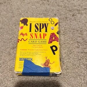 I Spy Snap Card Game - Yellow